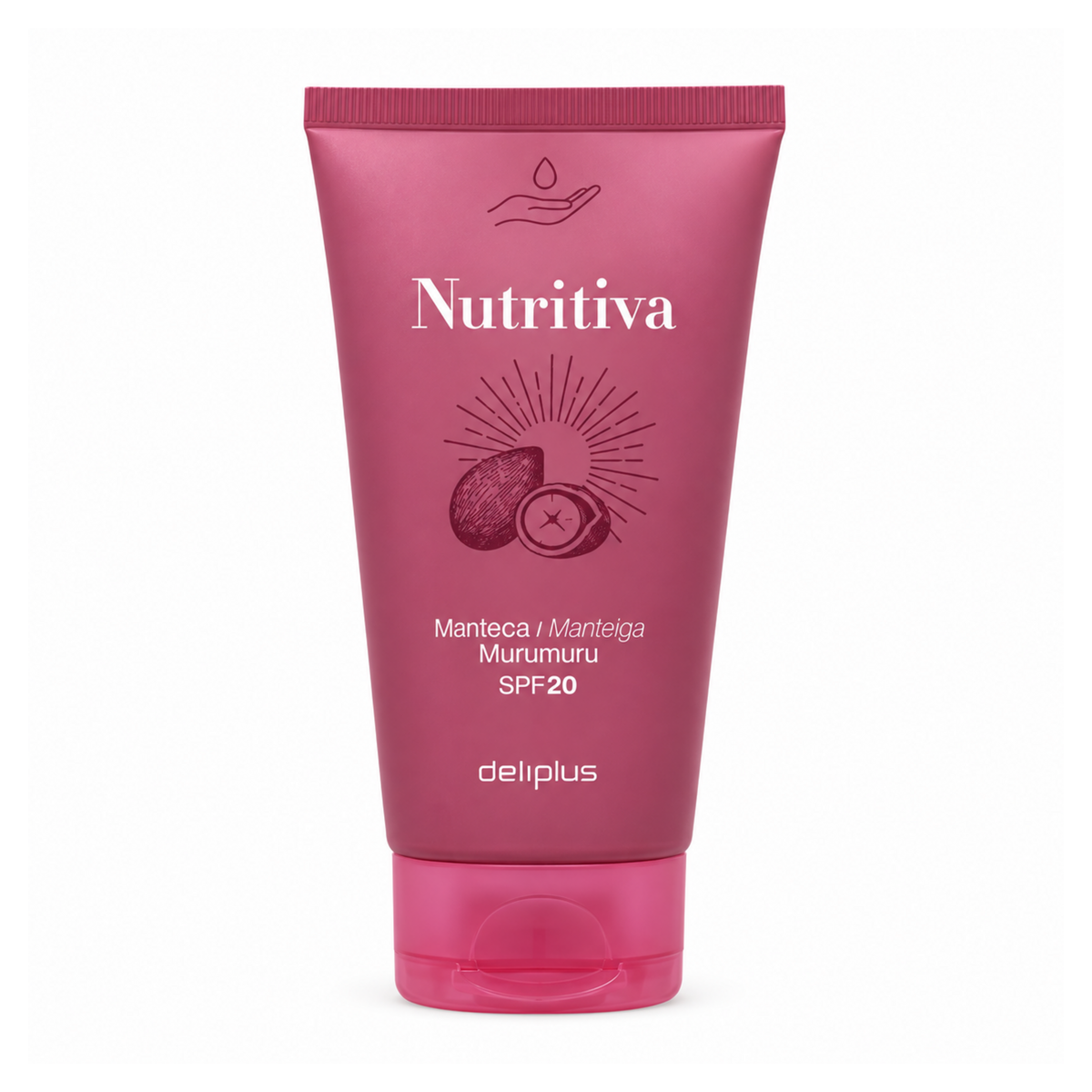 Deliplus Nutritiva Murumuru roku krēms ar SPF20, 75 ml